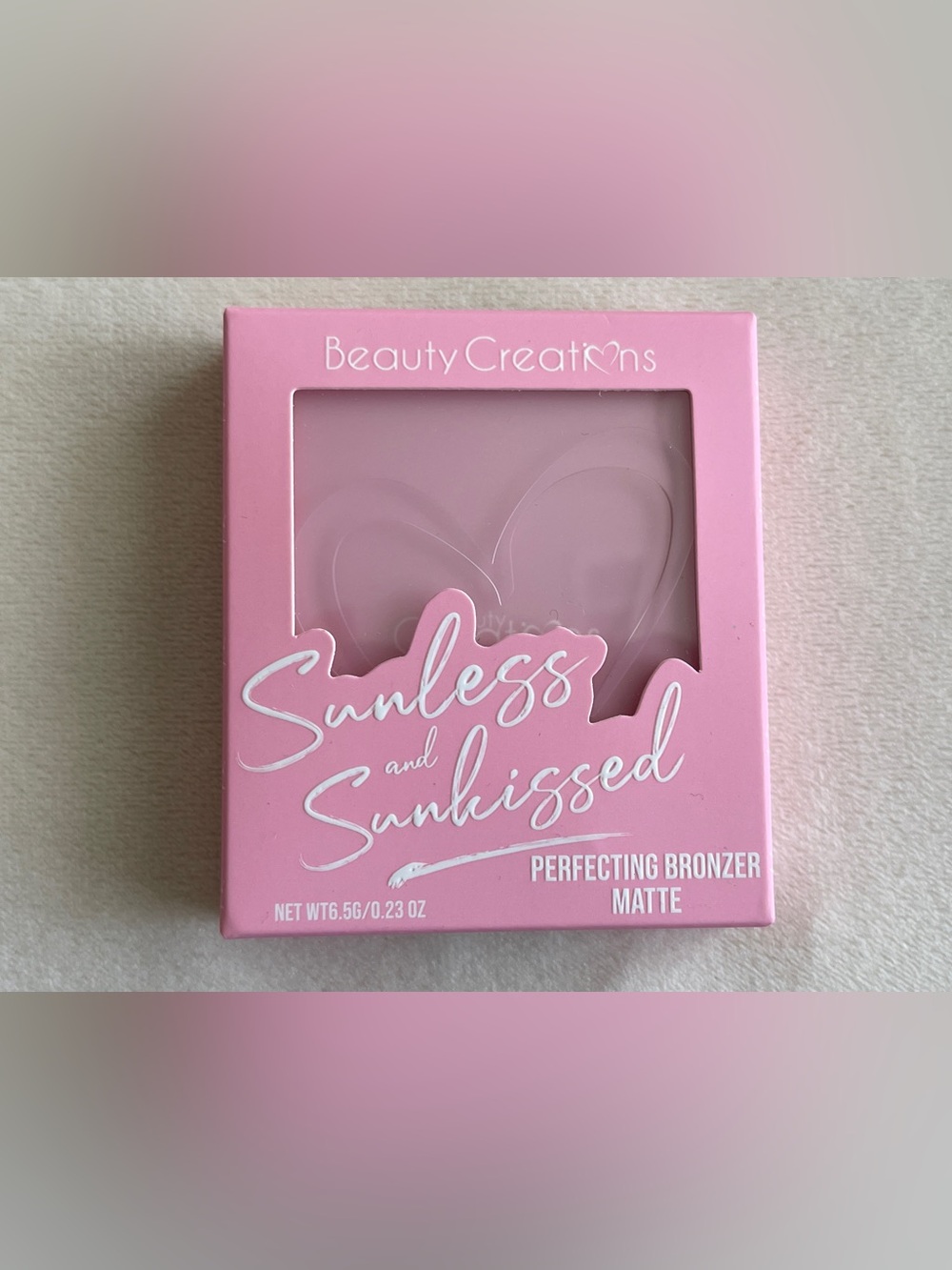Beauty Creations Pink Sunless and Sunkissed Perfecting Bronze Matte- Hot Mama